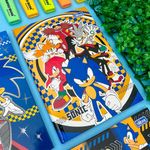 Caderno 1/4 Brochura Sonic 14 x 20 cm 80 Folhas - Tilibra
