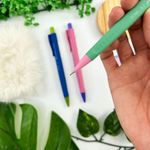 Lapiseira 0.7 mm Grip Econ Vivid Colorida (Azul Rosa Verde) - Faber Castell