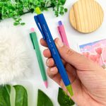 Lapiseira 0.7 mm Grip Econ Vivid Colorida (Azul Rosa Verde) - Faber Castell