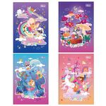 Caderno 1/4 Brochura Spice Kids Feminino 14 x 20 cm 80 Folhas - Tilibra
