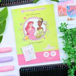 Bloco de Carta Disney Princesas 17,9 x 24,1 cm 48 Folhas - Animativa
