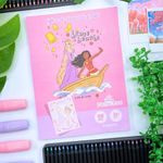 Bloco de Carta Disney Princesas 17,9 x 24,1 cm 48 Folhas - Animativa