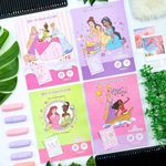 Bloco de Carta Disney Princesas 17,9 x 24,1 cm 48 Folhas - Animativa