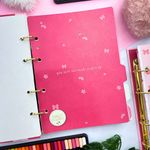 Caderno Argolado Colegial Sweet Cherry 190 x 260 mm com 160 Folhas Pautadas e Decoradas - Animativa