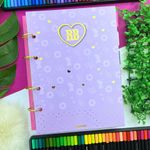 Caderno Argolado Colegial Rebecca Bombom 190 x 260 mm com 160 Folhas Pautadas e Decoradas - Animativa