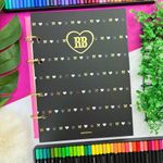 Caderno Argolado Colegial Rebecca Bombom 190 x 260 mm com 160 Folhas Pautadas e Decoradas - Animativa