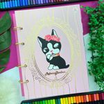 Caderno Argolado Colegial Rebecca Bombom 190 x 260 mm com 160 Folhas Pautadas e Decoradas - Animativa