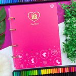 Caderno Argolado Colegial Rebecca Bombom 190 x 260 mm com 160 Folhas Pautadas e Decoradas - Animativa