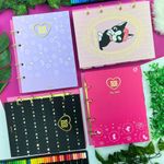 Caderno Argolado Colegial Rebecca Bombom 190 x 260 mm com 160 Folhas Pautadas e Decoradas - Animativa