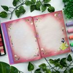 Caderno Colegial Brochura Princesas 160 Folhas 17,6 x 23,9 cm - Tilibra | Vintage
