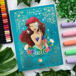 Caderno Colegial Brochura Princesas 160 Folhas 17,6 x 23,9 cm - Tilibra | Vintage