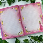 Caderno Colegial Brochura Princesas 160 Folhas 17,6 x 23,9 cm - Tilibra | Vintage