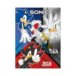 Caderno Universitário Brochura Capa Dura Sonic 20 x 27,5 cm 80 Folhas - Tilibra