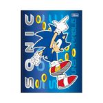 Caderno Universitário Brochura Capa Dura Sonic 20 x 27,5 cm 80 Folhas - Tilibra