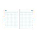Caderno Quadriculado Brochura Sonic 40 folhas 1 x 1cm  – Tilibra