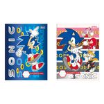 Caderno Quadriculado Brochura Sonic 40 folhas 1 x 1cm  – Tilibra
