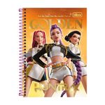 Caderno 1/4 Guerreiras do K-Pop Espiral Capa Dura 14 x 20 cm 80 Folhas - Tilibra