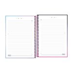 Caderno 1/4 Guerreiras do K-Pop Espiral Capa Dura 14 x 20 cm 80 Folhas - Tilibra