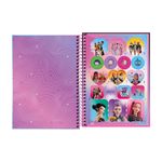 Caderno 1/4 Guerreiras do K-Pop Espiral Capa Dura 14 x 20 cm 80 Folhas - Tilibra