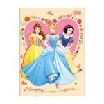 Caderno Brochura Capa Dura Universitário Princesas 80 Folhas - Tilibra