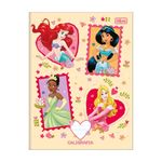 Caderno Brochura Colegial Caligrafia Princesas Disney 40 Folhas 18,7 x 24,8 cm - Tilibra
