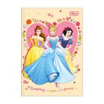 Caderno 1/4 Princesas Brochura Capa Dura 14 x 20 cm 80 Folhas - Tilibra