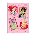 Caderno 1/4 Princesas Brochura Capa Dura 14 x 20 cm 80 Folhas - Tilibra