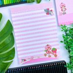 Bloco de Carta Moranguinho com cheiro 17,9 x 24,1 cm 48 Folhas - Animativa | Papel de Carta Vintage