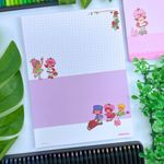 Bloco de Carta Moranguinho com cheiro 17,9 x 24,1 cm 48 Folhas - Animativa | Papel de Carta Vintage