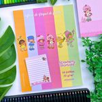 Bloco de Carta Moranguinho com cheiro 17,9 x 24,1 cm 48 Folhas - Animativa | Papel de Carta Vintage