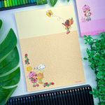 Bloco de Carta Moranguinho com cheiro 17,9 x 24,1 cm 48 Folhas - Animativa | Papel de Carta Vintage