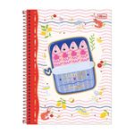 Caderno Universitário Espiral SeaMalfi Connect 1 Matéria 20 x 27,5 cm 80 Folhas - Tilibra