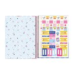 Caderno Universitário Espiral SeaMalfi Connect 1 Matéria 20 x 27,5 cm 80 Folhas - Tilibra