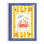 Caderno Universitário Espiral SeaMalfi Connect 1 Matéria 20 x 27,5 cm 80 Folhas - Tilibra
