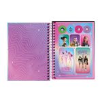 Caderneta Espiral 1/8 Guerreiras do K-Pop 11 x 15,4 cm 80 Folhas Pautadas - Tilibra