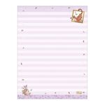 Bloco Papel de Carta Pooh C/8 Estampas Diferentes 48 Folhas Pautado 63g/m² 17,7 cm x 24,0 cm - Tilibra