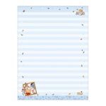 Bloco Papel de Carta Pooh C/8 Estampas Diferentes 48 Folhas Pautado 63g/m² 17,7 cm x 24,0 cm - Tilibra