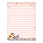 Bloco Papel de Carta Pooh C/8 Estampas Diferentes 48 Folhas Pautado 63g/m² 17,7 cm x 24,0 cm - Tilibra