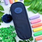 Estojo Escolar Mini Case Nylon Colorido - Daterra