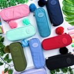 Estojo Escolar Mini Case Nylon Colorido - Daterra