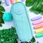 Estojo Escolar Mini Case Nylon Colorido - Daterra
