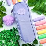 Estojo Escolar Mini Case Nylon Colorido - Daterra