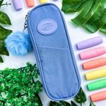 Estojo Escolar Mini Case Nylon Colorido - Daterra