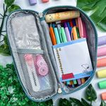 Estojo Escolar Mini Case Nylon Colorido - Daterra