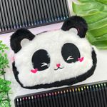 Estojo Escolar Médio Peluciado (Panda e Unicórnio) - Tilibra