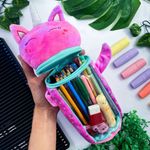 Estojo Escolar Médio Tubo Peluciado Blink - Tilibra