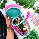 Estojo Escolar Médio Tubo Peluciado Blink - Tilibra