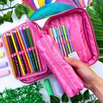Estojo Escolar Box Rebecca BonBon RB28172 com Divisória  - Clio Style