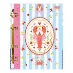 Caderno Colegial Argolado Seamalfi 80 Folhas 21 x 26 cm - Tilibra