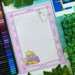 Bloco Papel de Carta Doggy 48 Folhas Pautado 63g/m² 17,7 cm x 24,0 cm - Tilibra